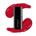 Esmalte Semilac nº025 (Glitter red) | MaterialEstetica.com