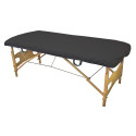 Sabana negra ajustable 30gr 80x210cm - 10u | Todo en desechables al...