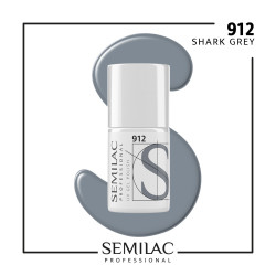 Semilac Pro 912 Shark Grey 7ml | MaterialEstetica.com