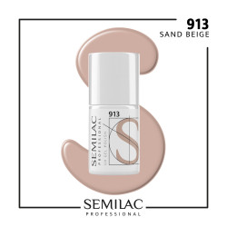 Semilac Pro 913 Sand Beige 7ml | MaterialEstetica.com