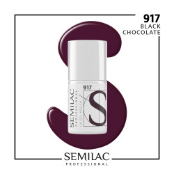 Semilac Pro 917 Black Chocolate 7ml