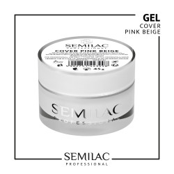 Semilac Pro Builder Gel Cover Pink Beige 45gr | MaterialEstetica.com