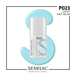 Semilac Pro P023 Light Sky Blue 7ml | MaterialEstetica.com