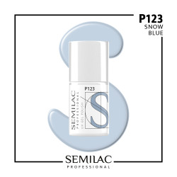 Semilac Pro P123 Snow Blue 7ml | MaterialEstetica.com