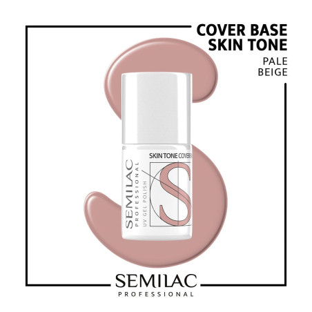 Semilac Pro Cover Base Pale Beige 11ml