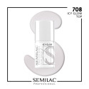 Semilac Pro Top No Wipe Icy Glow 7ml | MaterialEstetica.com