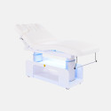 Camilla eléctrica Moon White - White (4 motores) | Material Estética