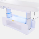 Camilla eléctrica Moon White - White (4 motores) | Material Estética