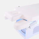 Camilla eléctrica Moon White - White (4 motores) | Material Estética