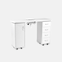 Mesa de manicura Toli White | Material Estética