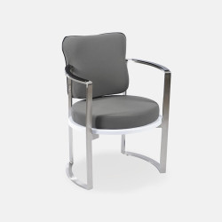 Silla Hauk Cement Grey | Material Estética