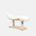 Camilla eléctrica Chara Warm Natural - White | Material Estética