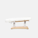 Camilla eléctrica Chara Warm Natural - White | Material Estética
