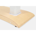 Camilla eléctrica Chara Warm Natural - White | Material Estética