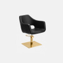 Sillón de peluquería Wedge Square Inox | Material Estética