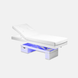 Camilla eléctrica Limb White - White (2 motores) | Material Estética