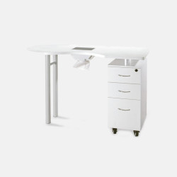 Mesa de manicura Was White | Material Estética
