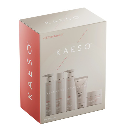 Kit facial Reequilibrante O2 de Kaeso para piel grasa