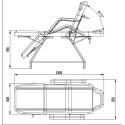 Sillón-camilla Domix con 2 cajones | Weelko