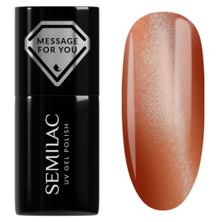 Esmalte Semilac nº734 (Toffee Jelly Gloss) | MaterialEstetica.com