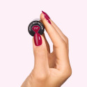 Muestra del esmalte Semilac 737 Beet the Look sobre la uña