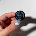 Muestra del esmalte Semilac 739 Teal Jelly Gloss sobre la uña