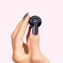 Muestra del esmalte Semilac 741 Navy Eclipse sobre la uña