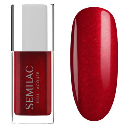 Esmalte clasico Semilac nº125 - Shiny Red 9ml | MaterialEstetica.com