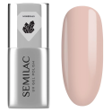Semilac Mineral Strong Base 7 ml, bote y muestra de color