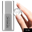 Semilac Top No Wipe XXL 11 ml, bote y muestra de color
