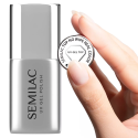 Semilac Top No Wipe Real Color 7 ml, bote y muestra de color