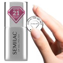 Semilac Top Get Wet 7 ml, bote y muestra de color