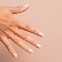 Manicura con Semilac Skin Tone Cover Base Glitter Peach 7 ml