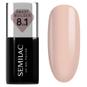 Semilac 816 Smart Builder Pale Nude 7 ml, bote y muestra de color