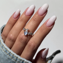 Manicura con Semilac T32 Top No Wipe Milky Dust 7 ml