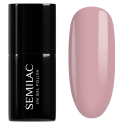 Esmalte semipermanente Semilac 004 Classic Nude, bote y muestra de color