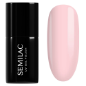 Esmalte semipermanente Semilac 032 Biscuit, bote y muestra de color