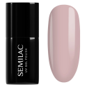 Esmalte semipermanente Semilac 135 Frappe, bote y muestra de color