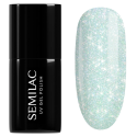 Esmalte semipermanente Semilac 239 Mermaid Tail, bote y muestra de color