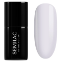 Esmalte semipermanente Semilac 384 Lavender Flowers, bote y muestra de color