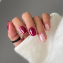 Manicura con el esmalte Semilac 404 Black Beans Muffin