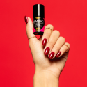 Esmalte Semilac 478 Vino Tinto, bote en la mano