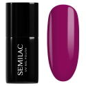 Esmalte semipermanente Semilac 539 Go Bolivia!, bote y muestra de color