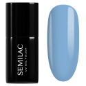 Esmalte semipermanente Semilac 545 Time To Fly, bote y muestra de color
