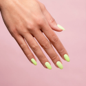 Manicura con el esmalte Semilac 604 Luminous Lemon