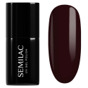 Esmalte semipermanente Semilac 939 90s Rich, bote y muestra de color