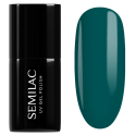 Esmalte semipermanente Semilac 405 Bottled Herbs, bote y muestra de color