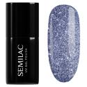 Esmalte semipermanente Semilac 459 Evening Party, bote y muestra de color