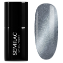Esmalte semipermanente Semilac 465 Luxury Chillout, bote y muestra de color