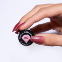 Muestra del esmalte Semilac 662 Rosé Gloss sobre la uña